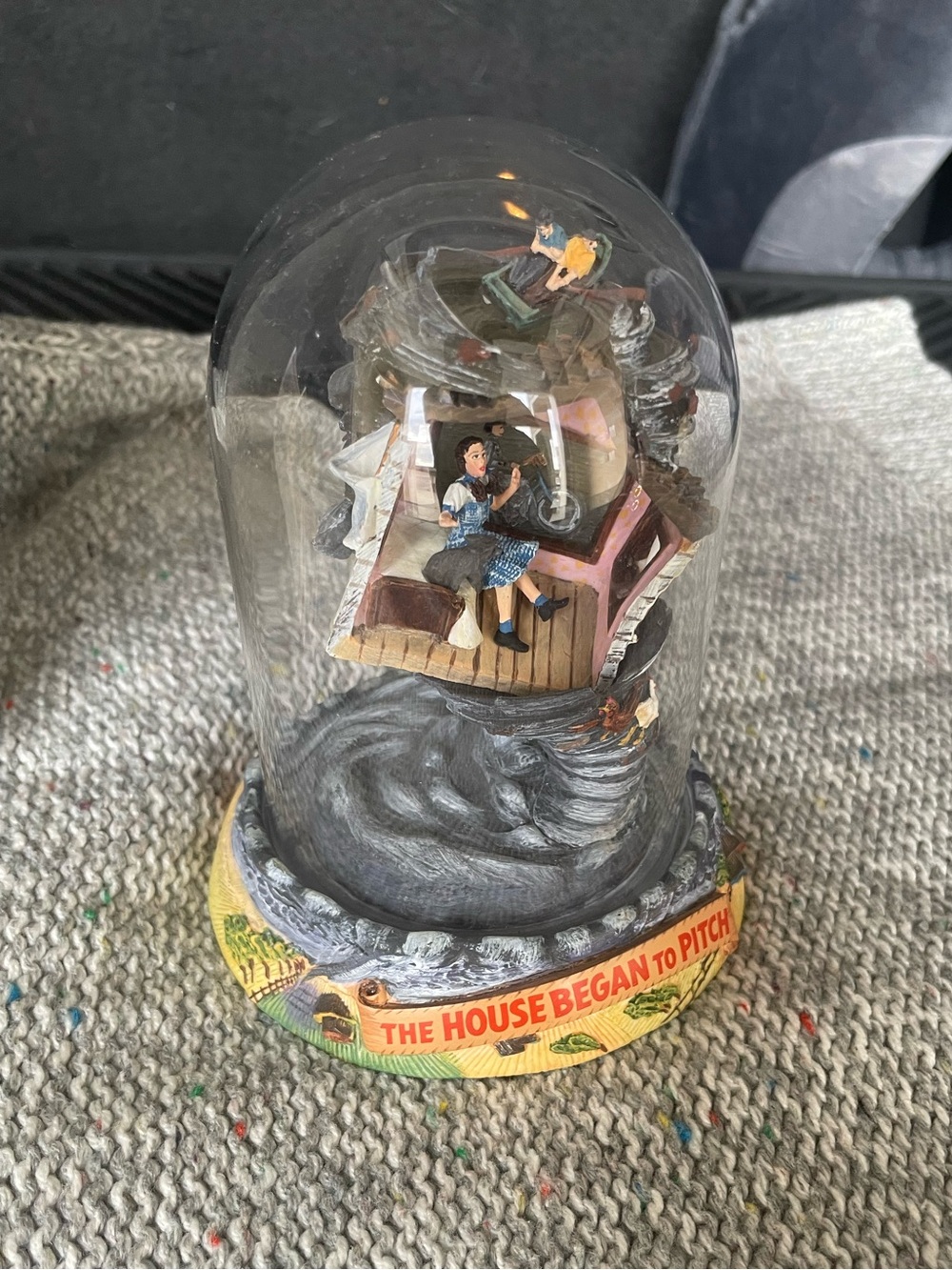 Franklin Mint 1996 “The House Began to Pitch” Musical Sculpture